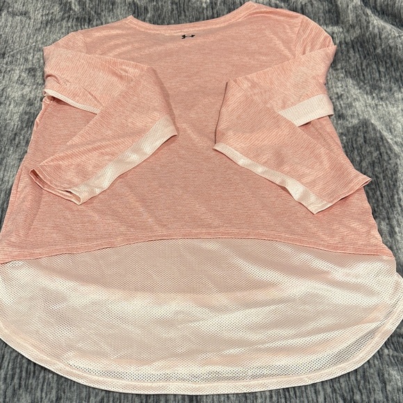 Under Armour Women's Peach Long Sleeve Top BNWT - Picture 9 of 10